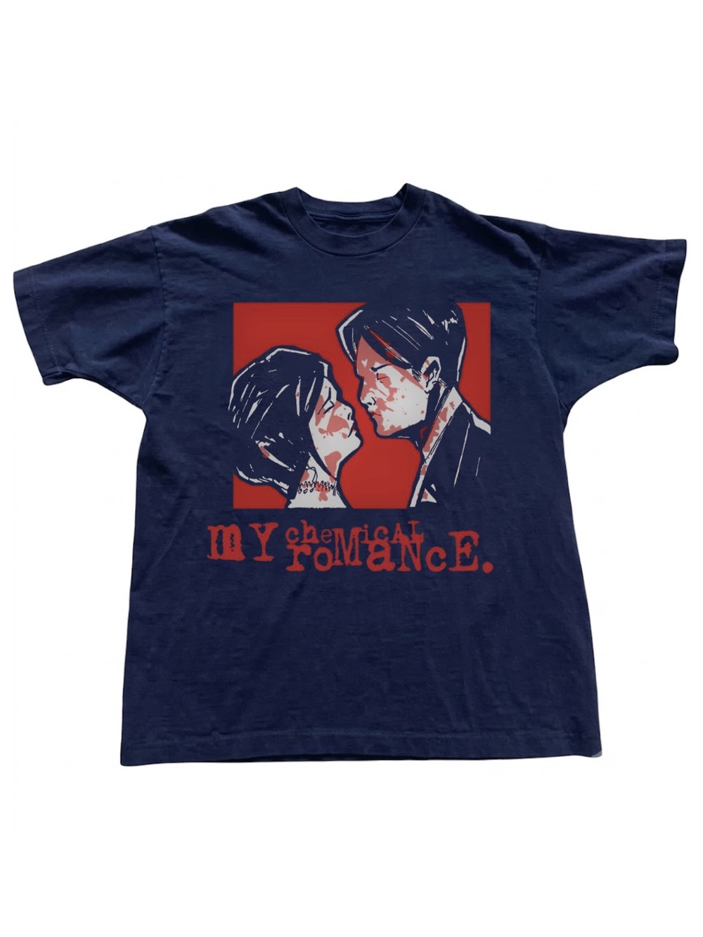 Gildan Chemical Romance Navy Graphic Tee
